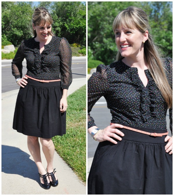 black skirt collage 2