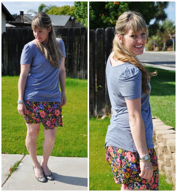 floral skirt collage 2