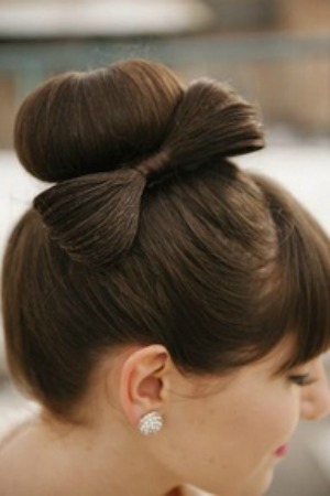 top bun and bow